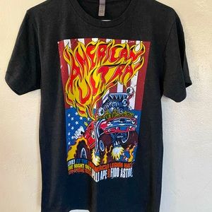 Next Level American Ultra Graphic Tee Tshirt Charcoal, Size Small, Mens